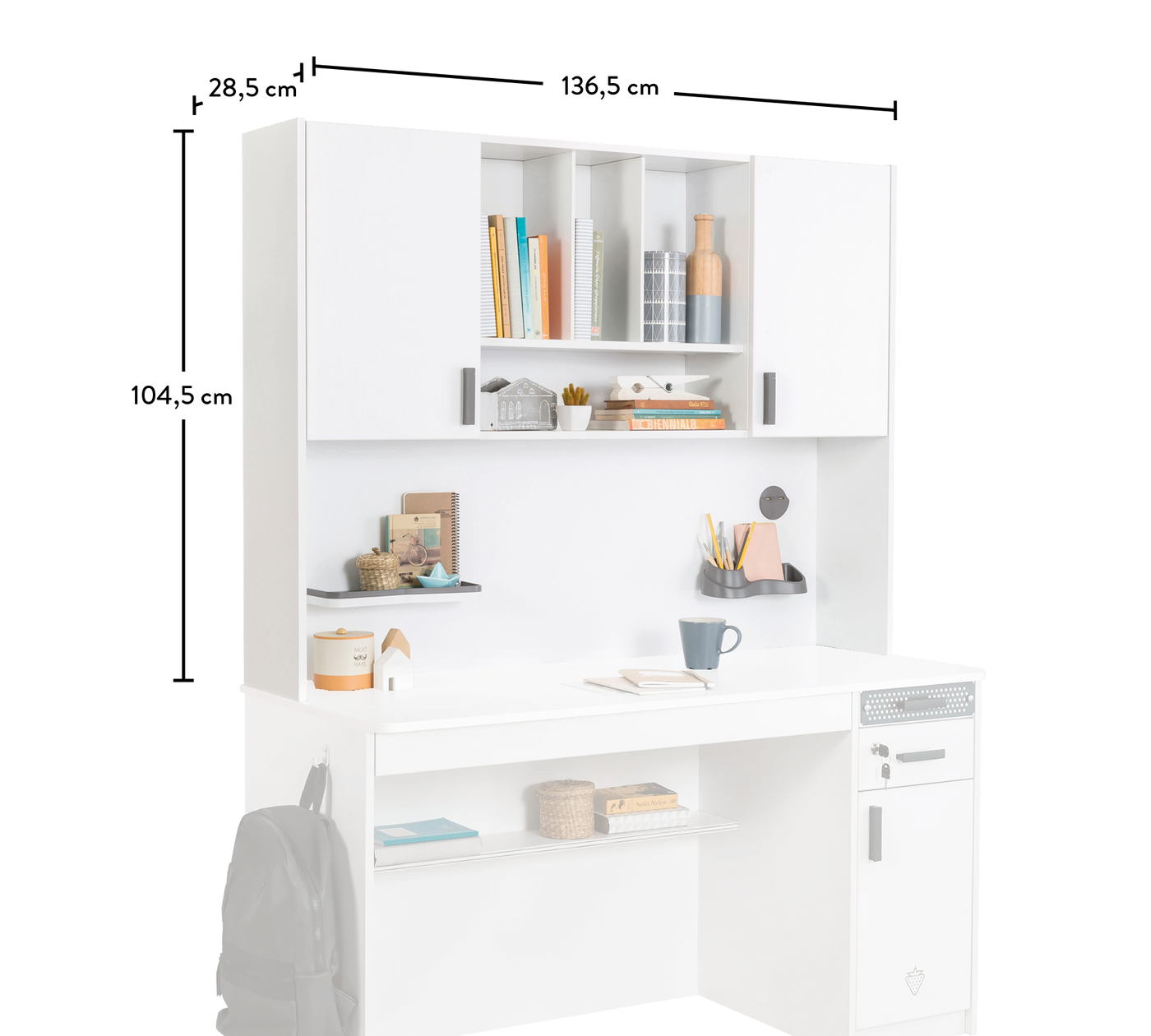 White Wide Study Unit