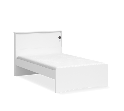White Flat Headboard (100 cm)