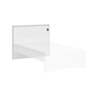 White Flat Headboard (100 cm)