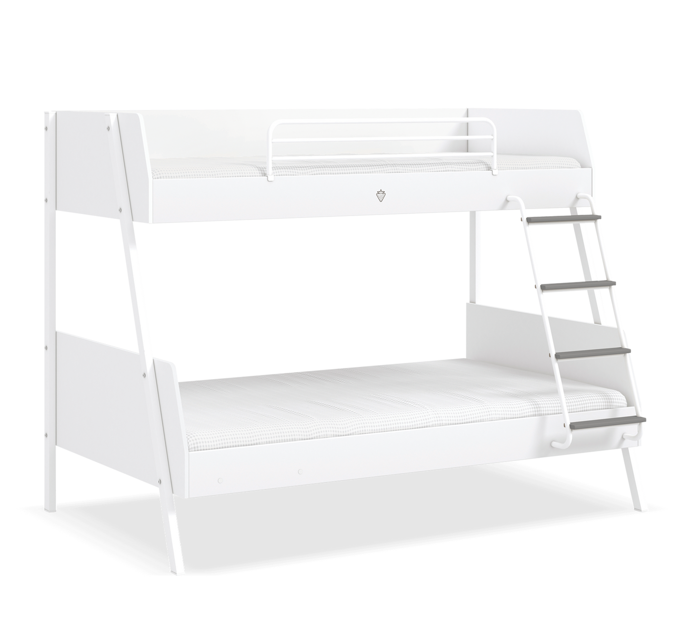 White Large Bunk Bed (90x200-120x200 cm)