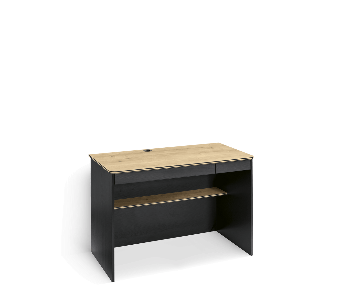 Black Schmaler Schreibtisch