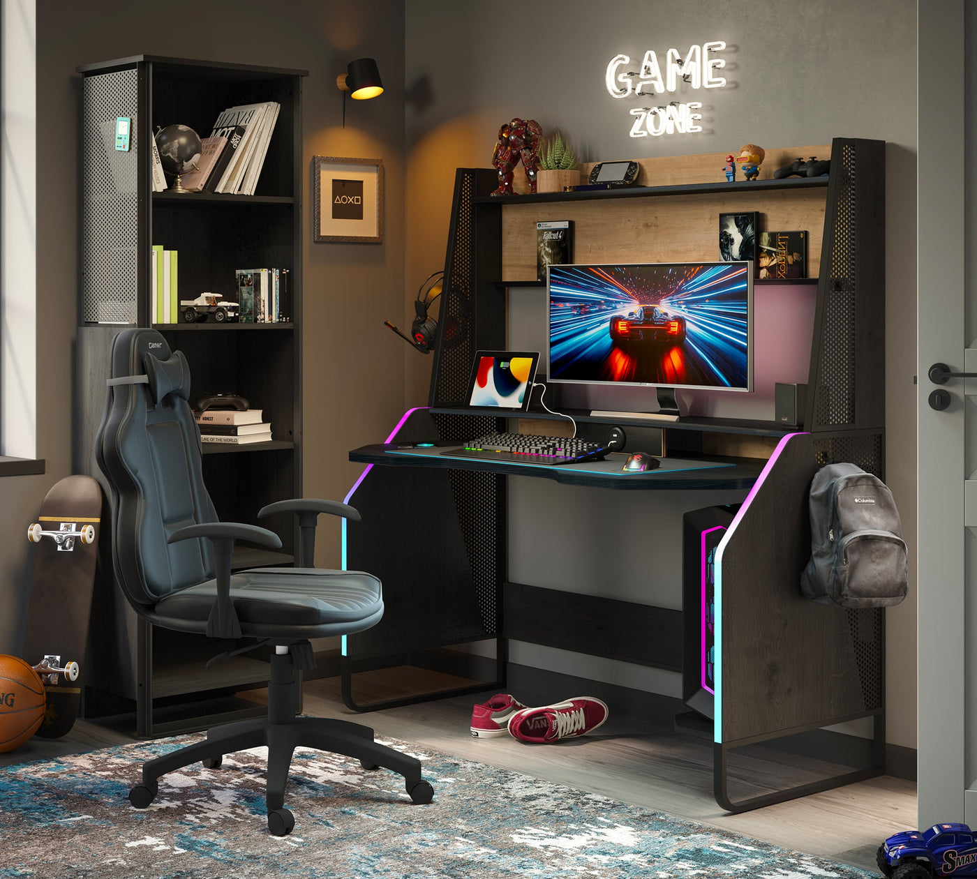 Black Gaming Desk