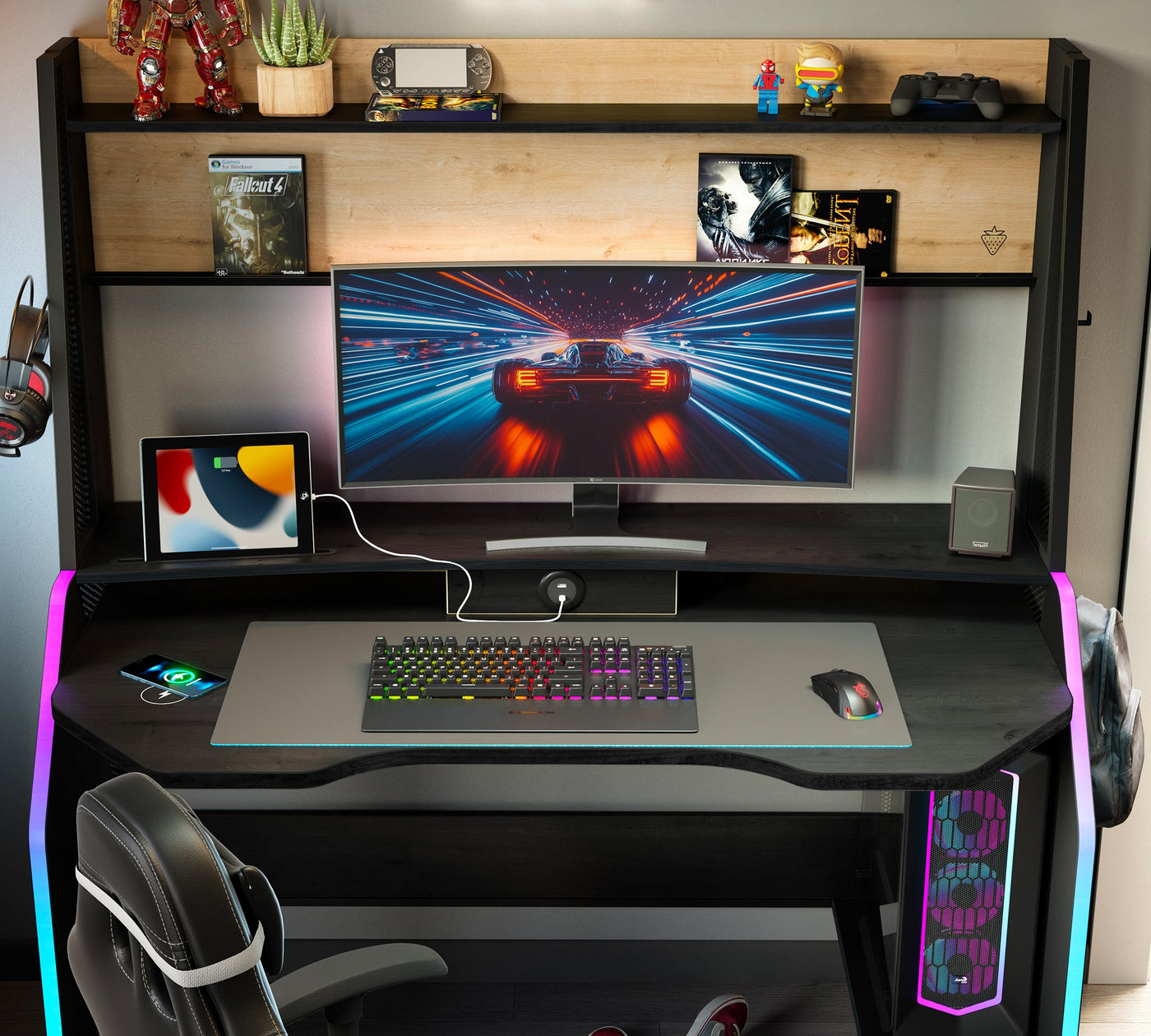 Black Gaming Desk