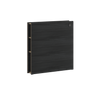 Black Bookshelf Headboard (100 cm)