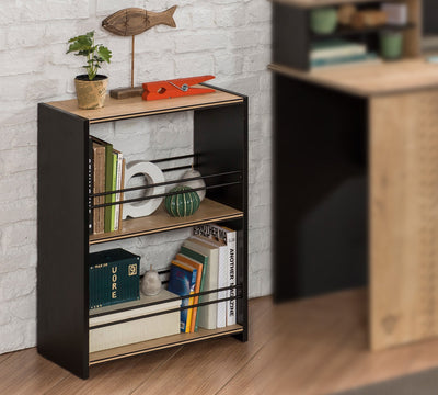 Black Small Bookcase