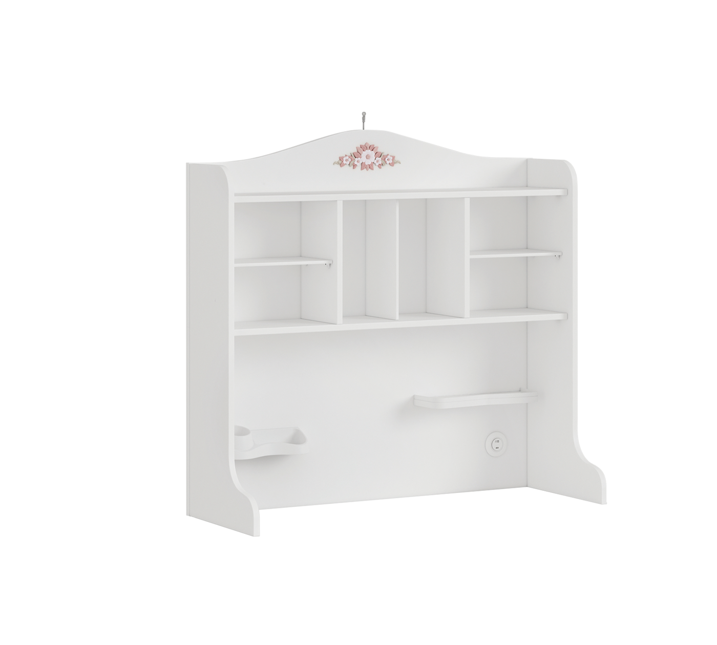 Rustic White Small Study Unit