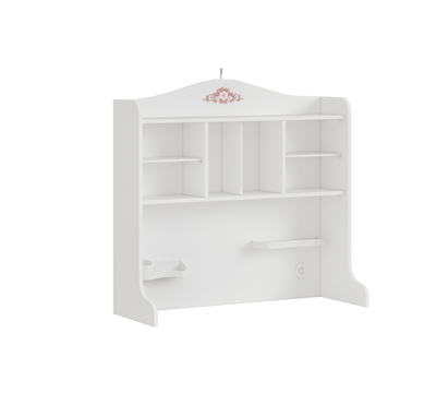 Rustic White Small Study Unit