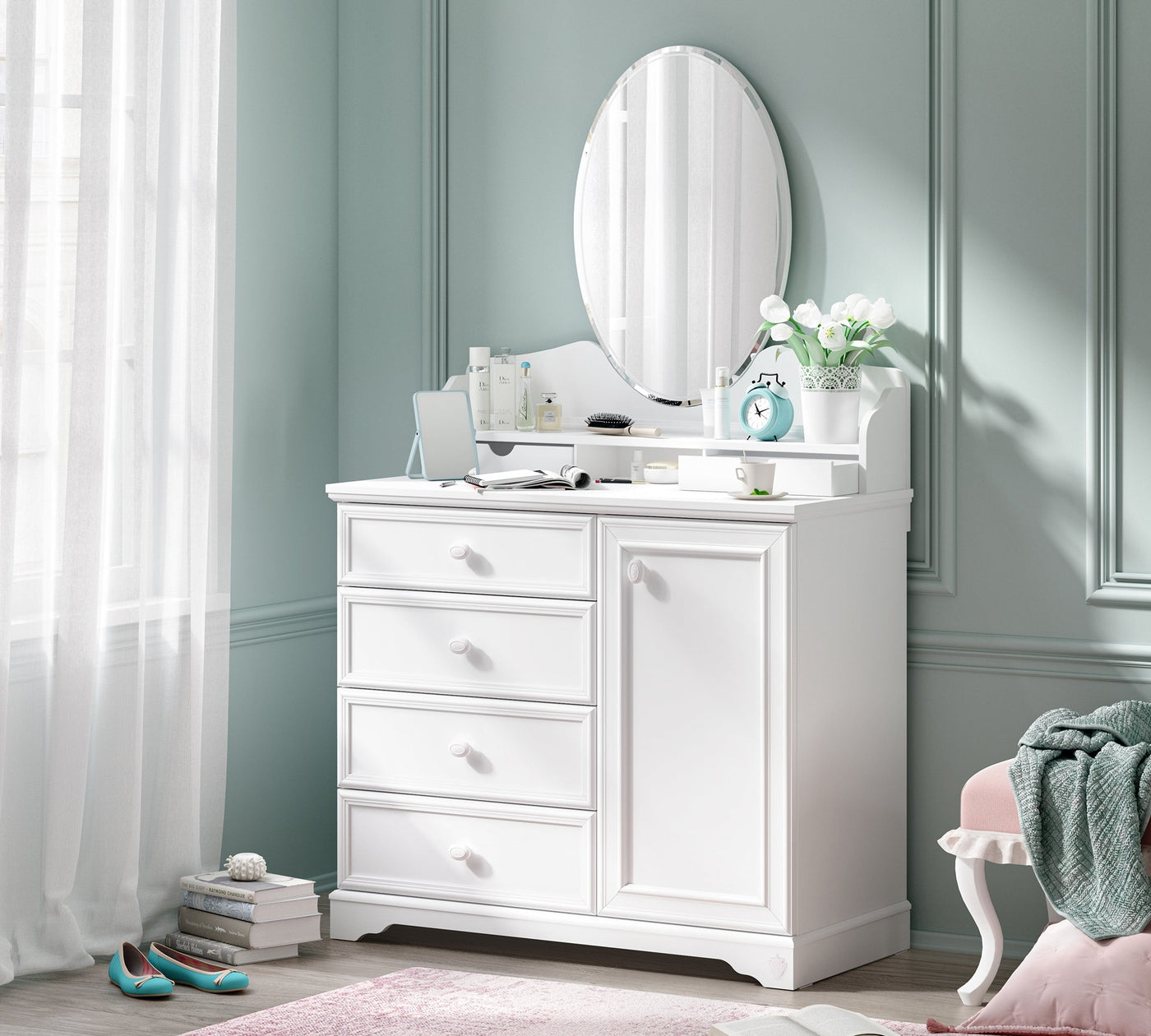 Rustic White Dresser – Cilek World