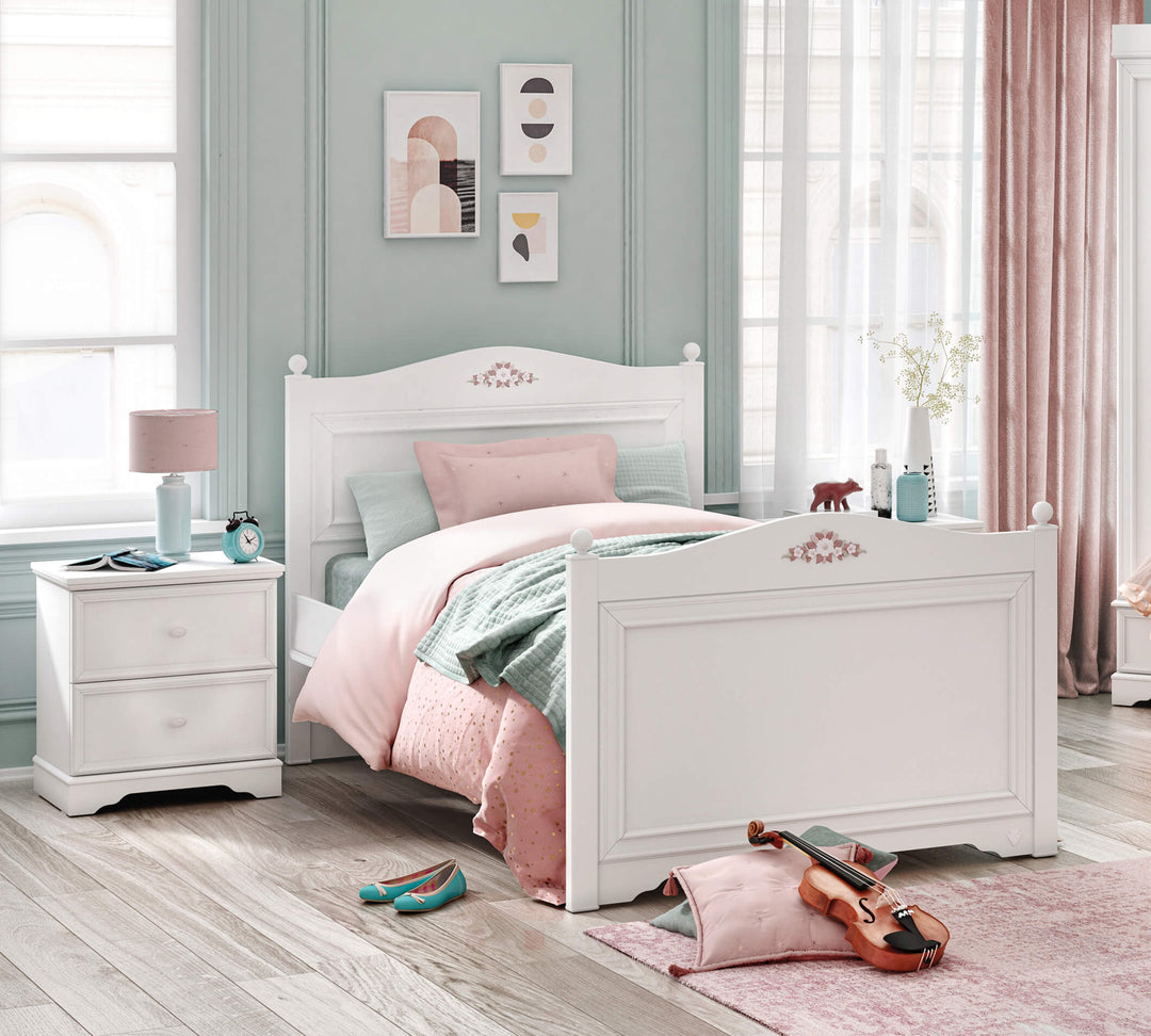 Cilek Princess | チレキ ホワイト✕ピンク 4段チェスト Rustic White Bed – Cilek World