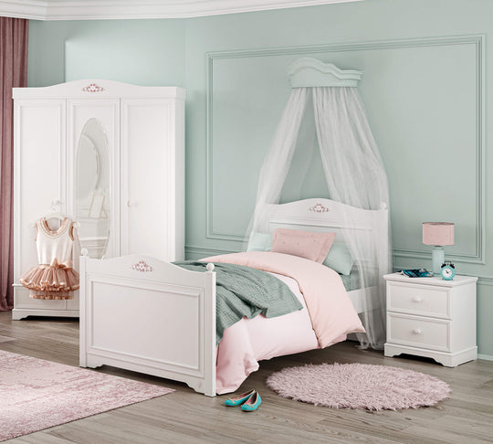 Rustic White Bed – Cilek World