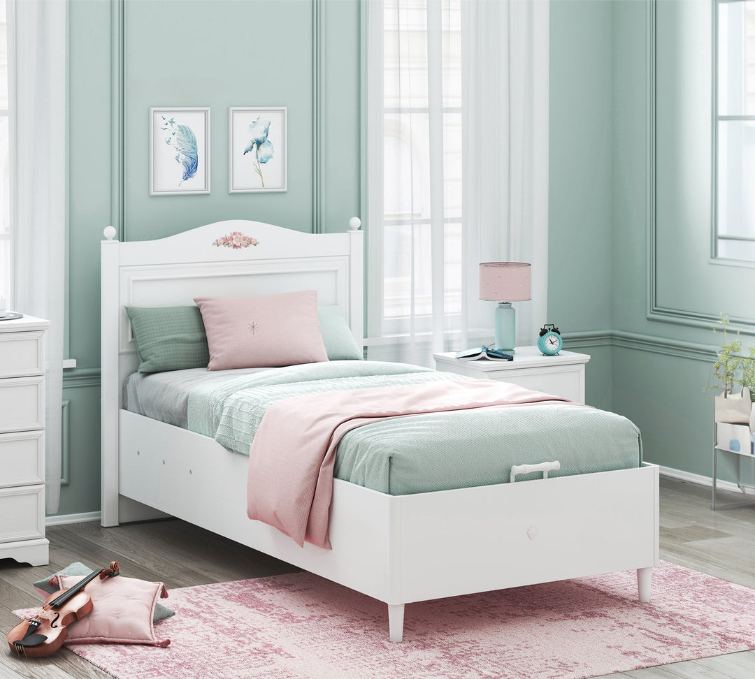 ベッド Line Çatısız Karyola (Montes Natural)(90x190 cm) | Çilek Odası