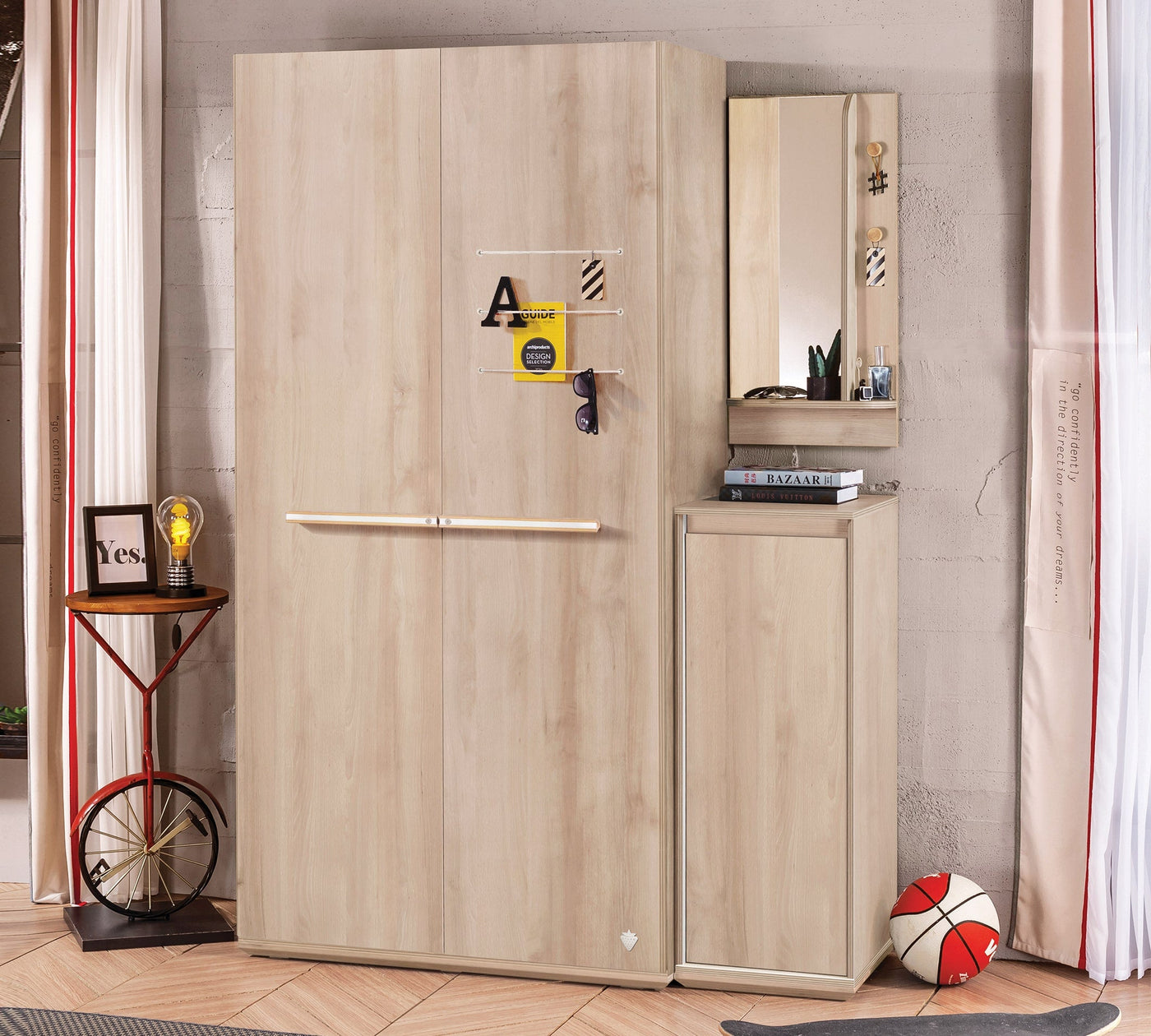 Duo 2 Doors Wardrobe