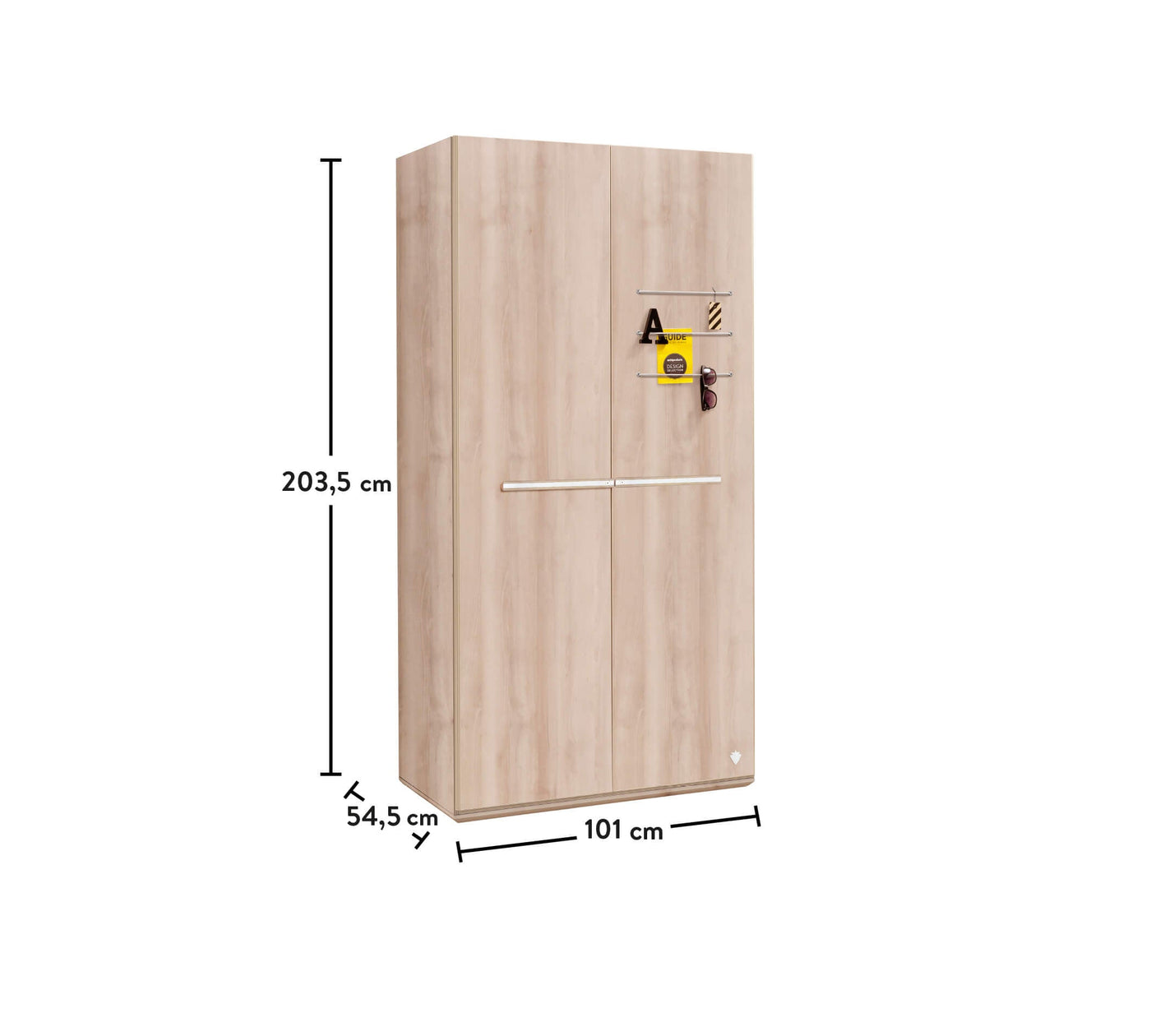 Duo Kleiderschrank mit 2 Türen