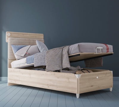 Duo Line Bed With Base (100x200 cm)