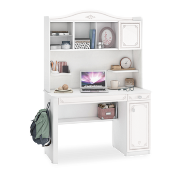 Selena Grey Study Desk With Unit