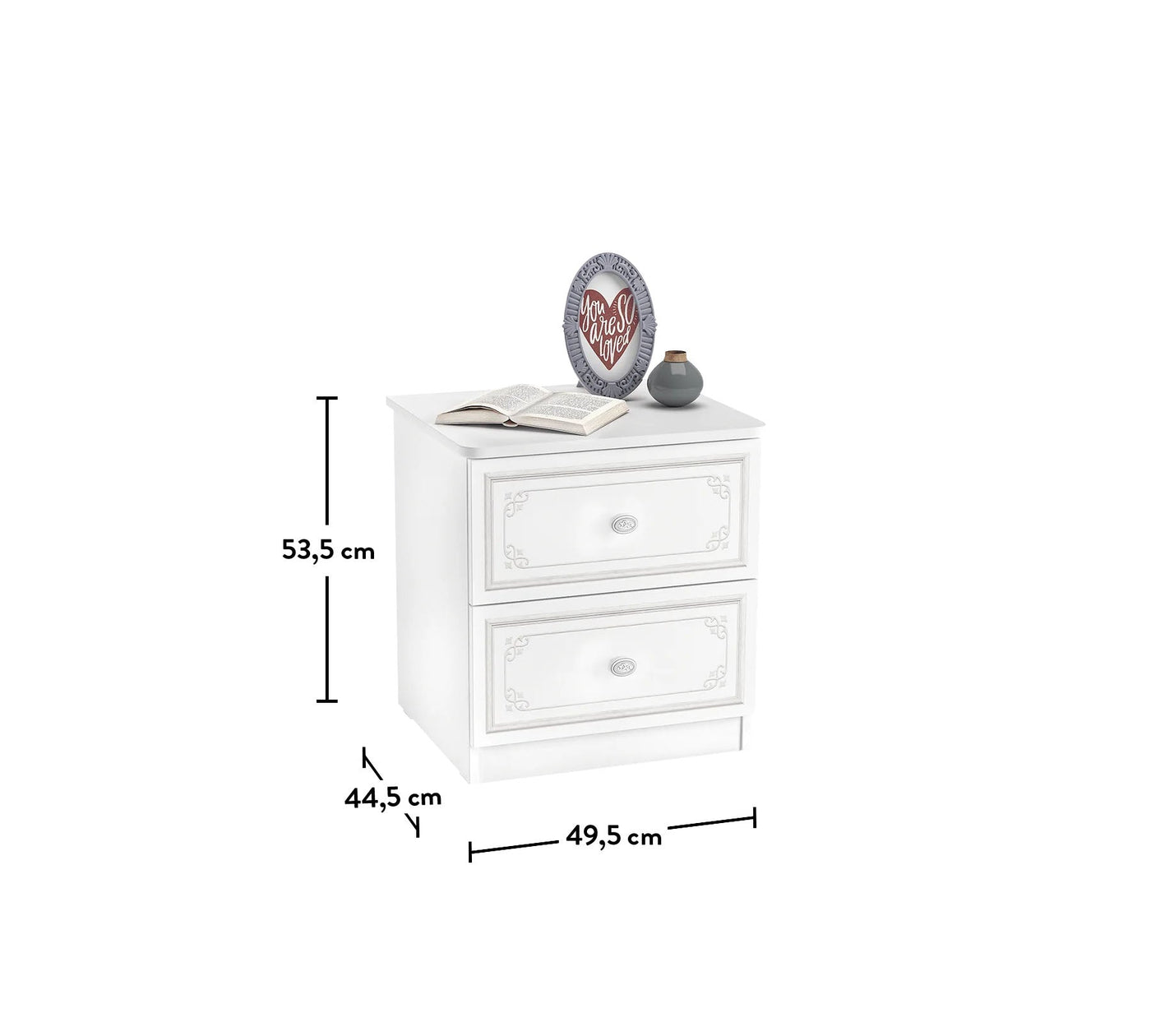 Selena Grey Nightstand