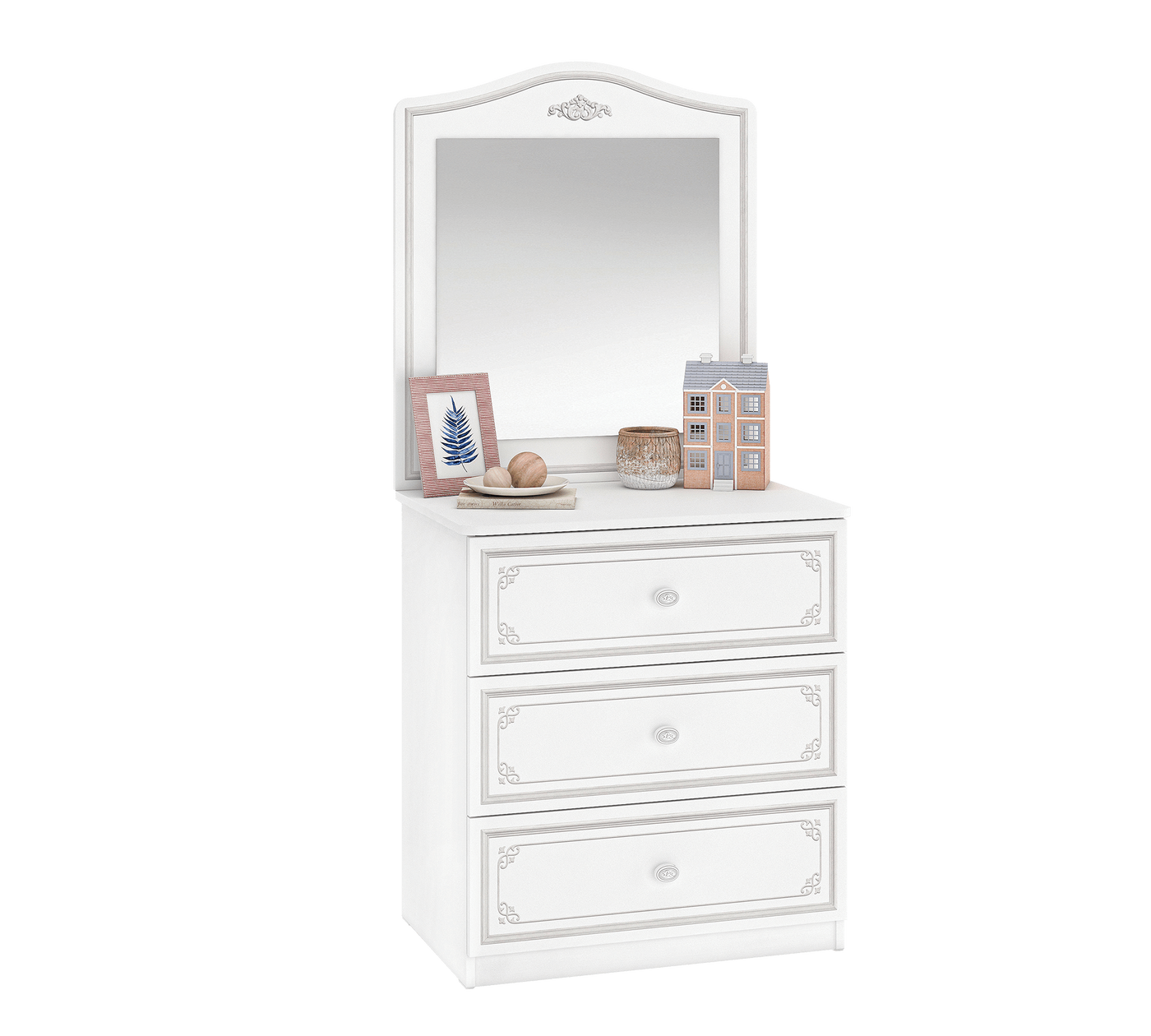 Selena Grey Dresser Mirror