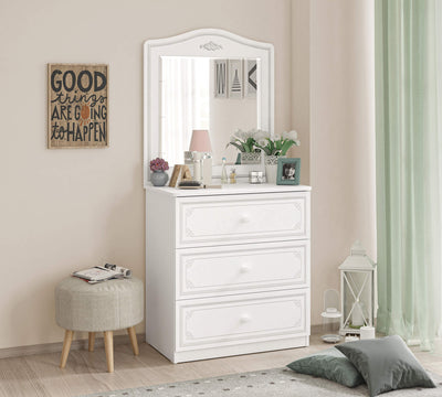 Selena Grey Dresser Mirror