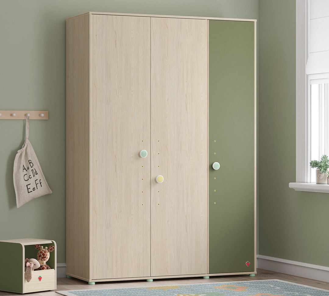 Montes Natural 3 Doors Wardrobe – Cilek World