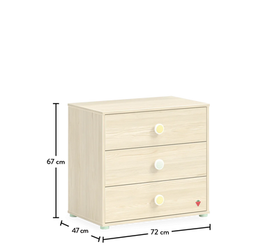 Montes Natural Small Dresser