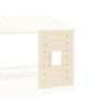 Montes Natural Wooden Window