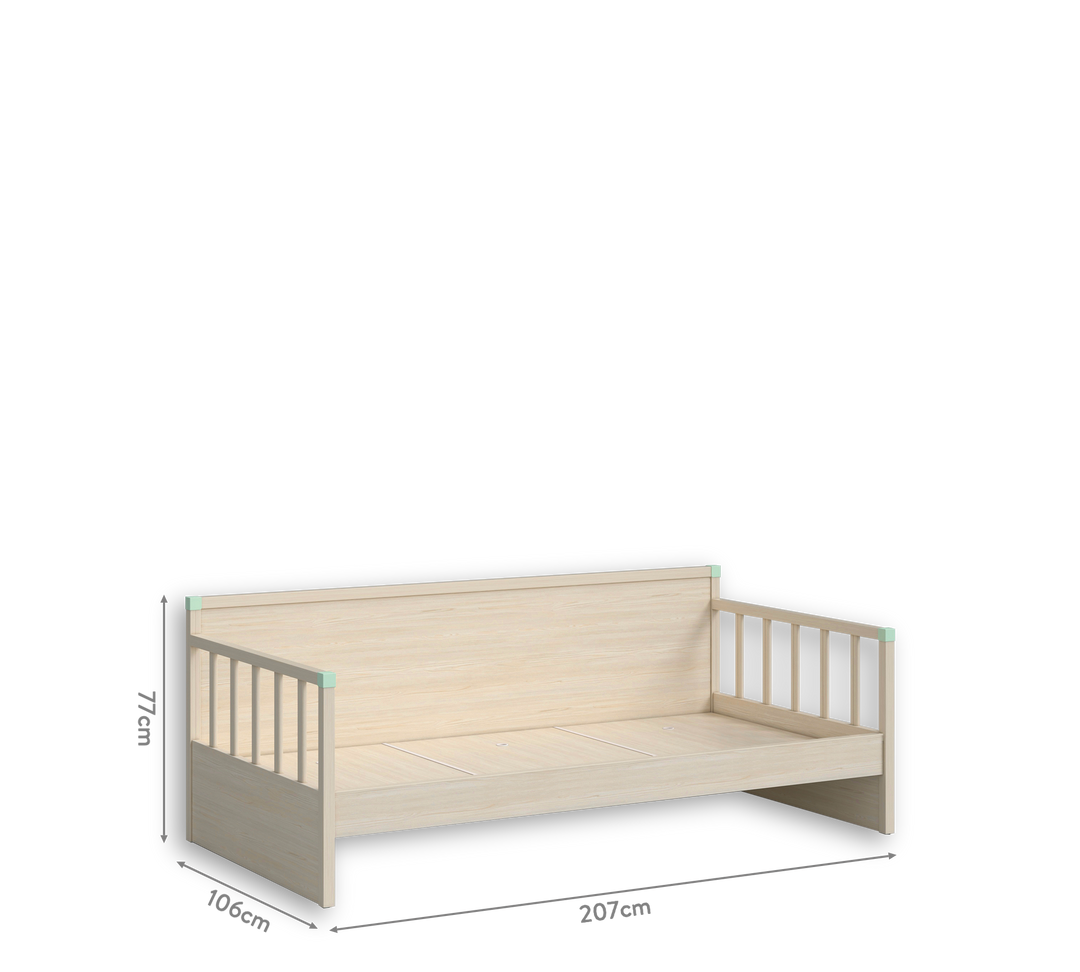 Daybed Bed Without Roof (Montes Natural)(100x200 cm) – Cilek World
