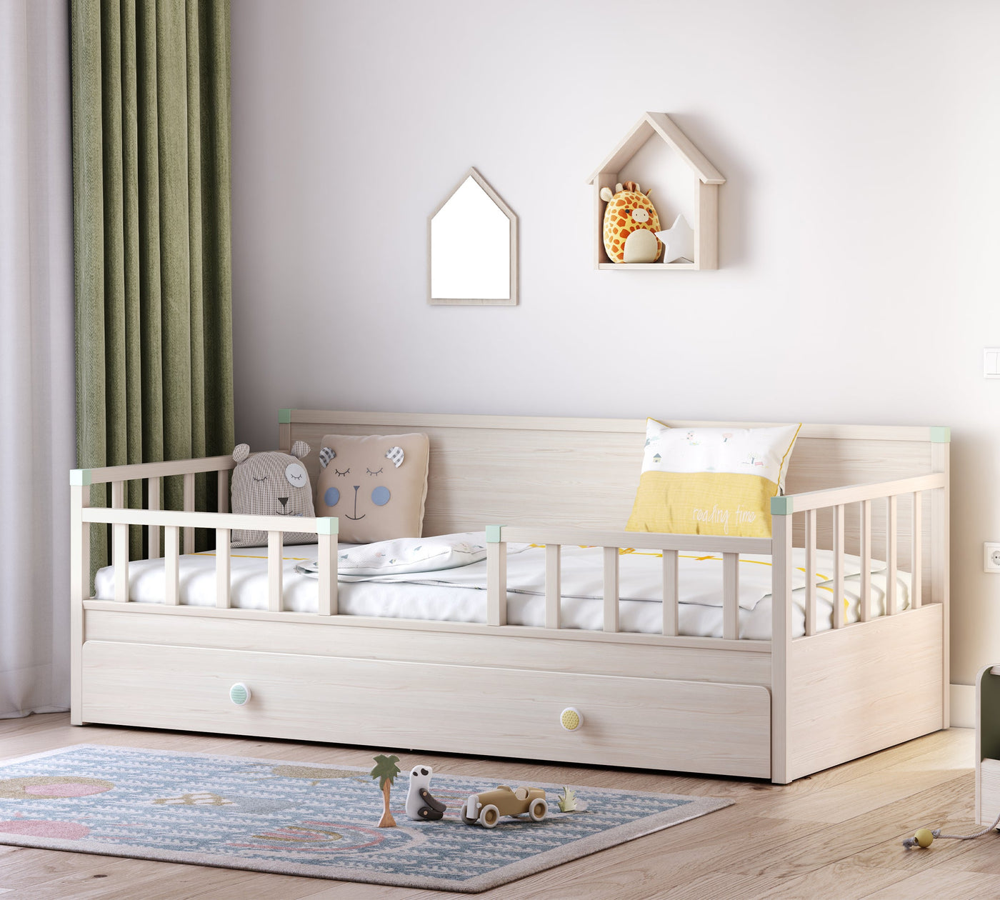 Daybed Bed Without Roof (Montes Natural)(100x200 cm) – Cilek World