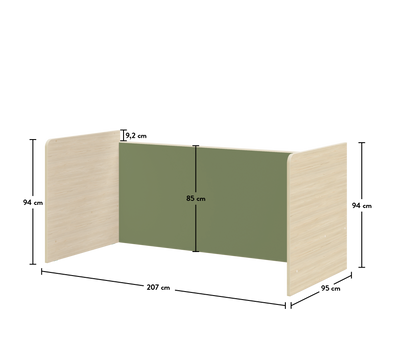 Studio Bunk Lower Case Natural