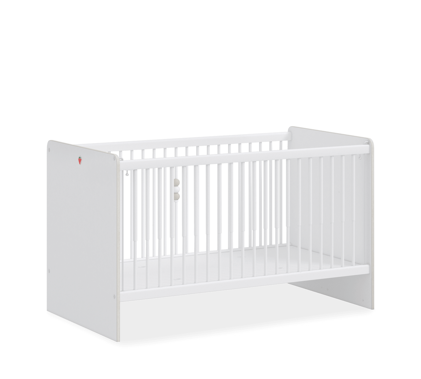 Montes White Lift Baby Bed (70x140 cm)