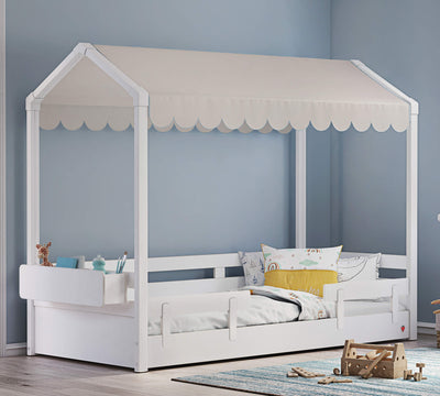 Montes White سرير بسقف مستوي  (90x200 سم)
