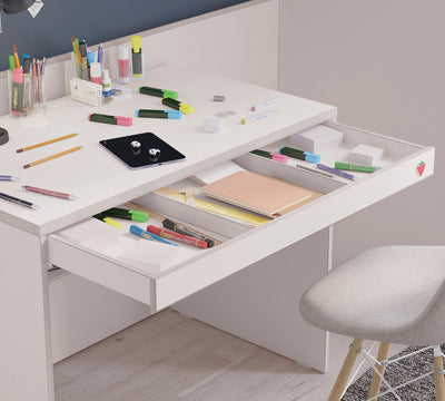 Studio Study Desk White