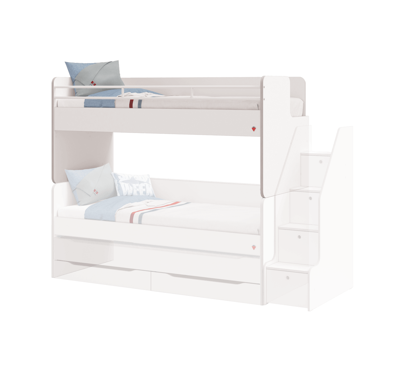 Studio Upper Bed White (90x200 cm)