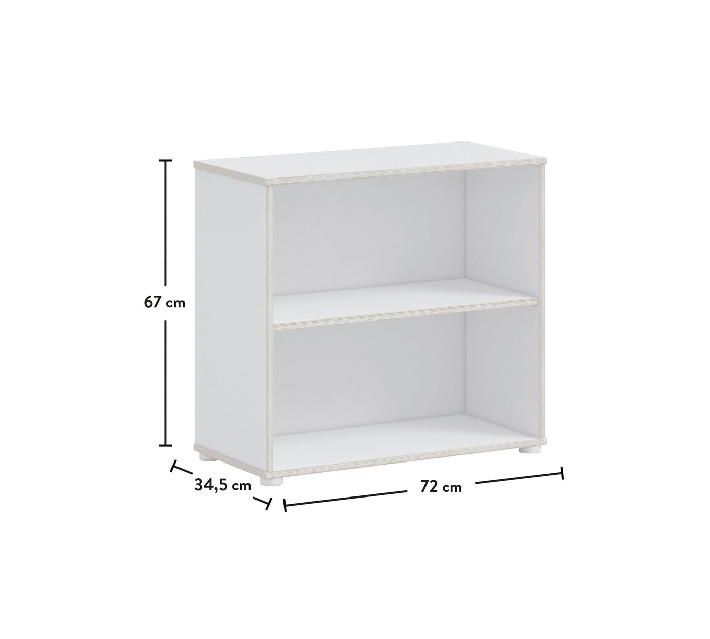 Montes White Medium Size Storage