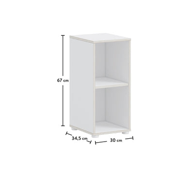 Montes White Small Size Storage