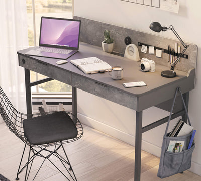 Space Gray Study Desk