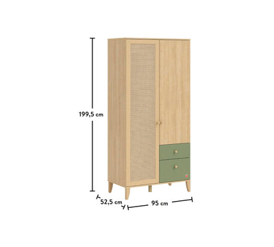 Loof 2 Doors Wardrobe