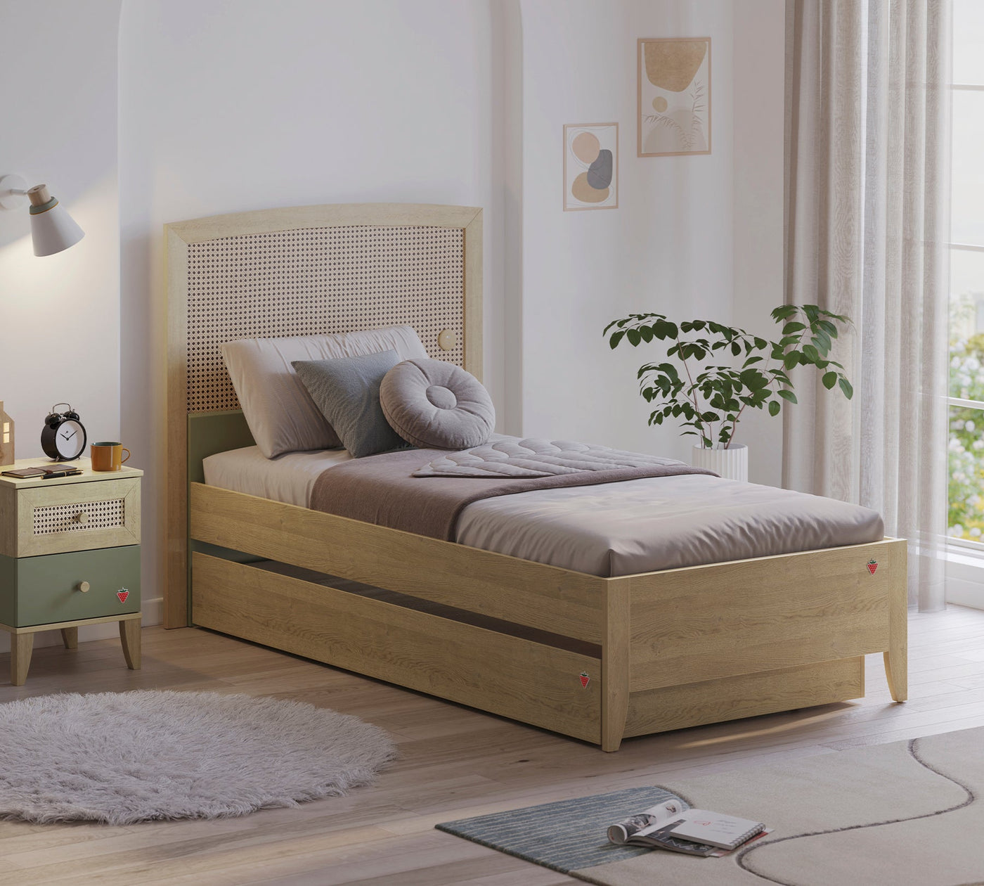 Loof Pull-out Bed (90x190 cm)