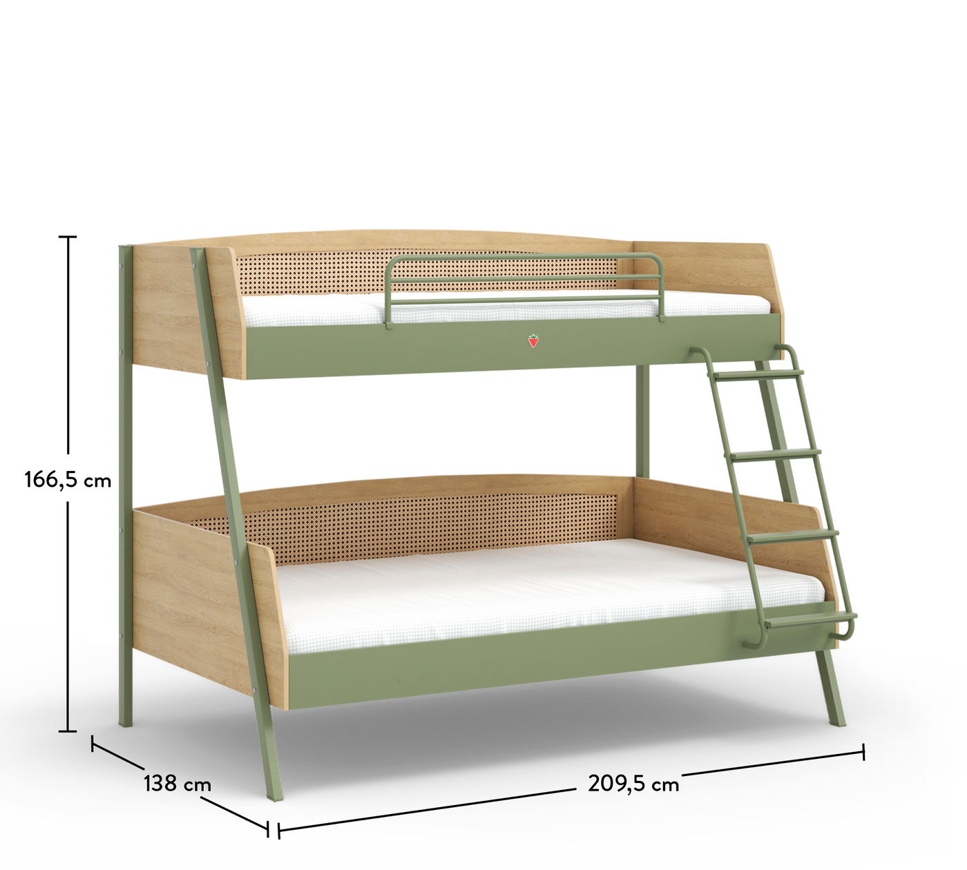 Loof Large Bunk Bed (90x200-120x200 cm)