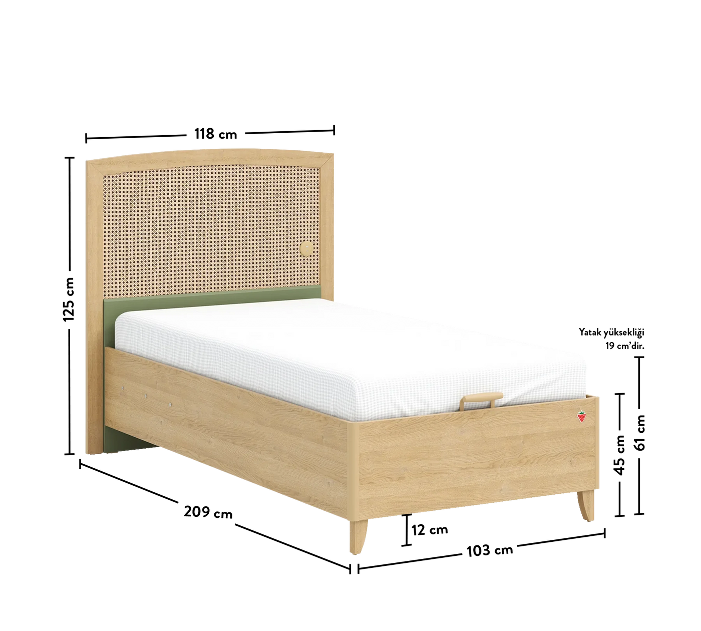 Loof Bed With Base