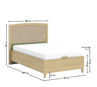 Loof Bed With Base