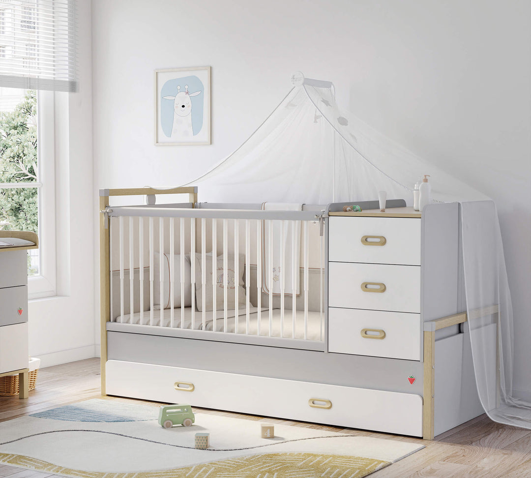 【取り置き中】babythree NEWLAKE 3 in 1 Bassinet for Baby, Easy Folding Height