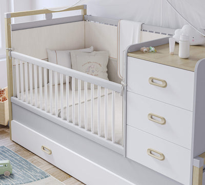 MINO BABY, سرير أطفال قابل للتكبير (80X180 سم)