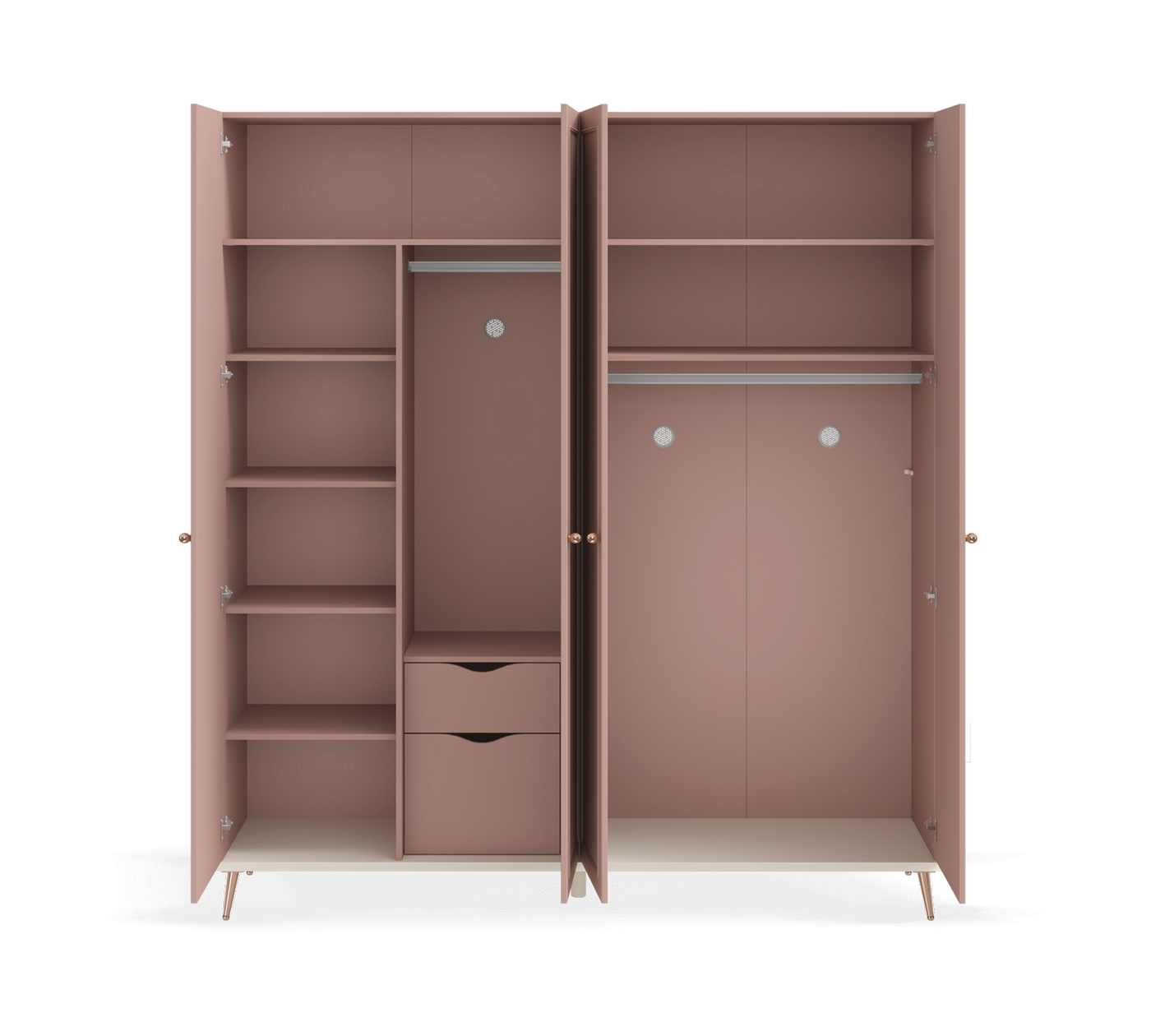 Elegance 4 Doors Wardrobe