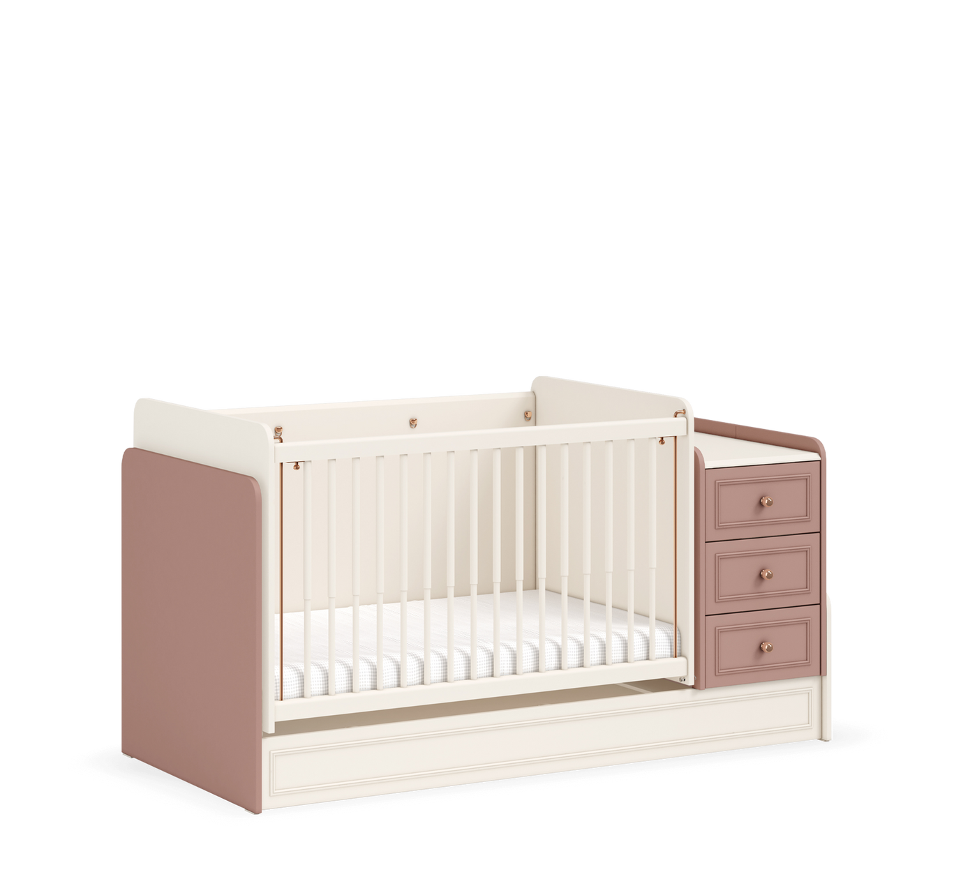 Baby Elegance Swinging-convertible Baby Bed (70x115-70x160 cm)