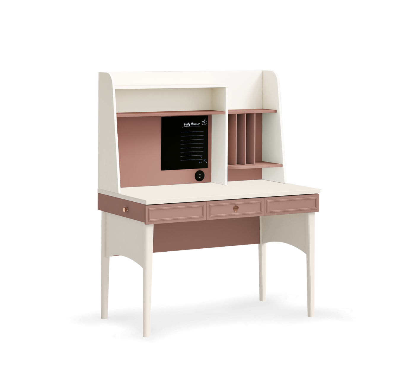 Elegance Yüksek Study Desk With Unit