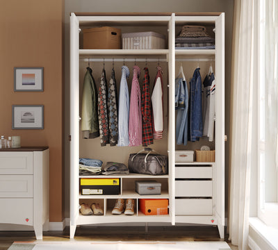 Lapel 3 Doors Wardrobe