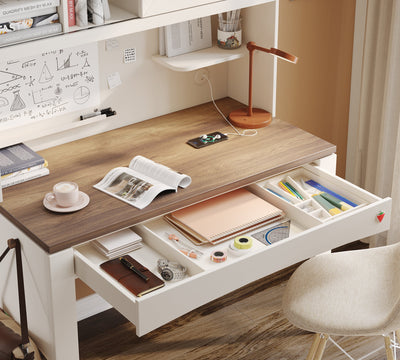 Lapel Study Desk With Unit