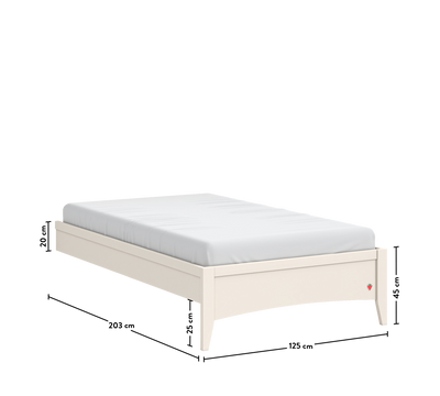 Lapel Headless Bed (120x200 cm)