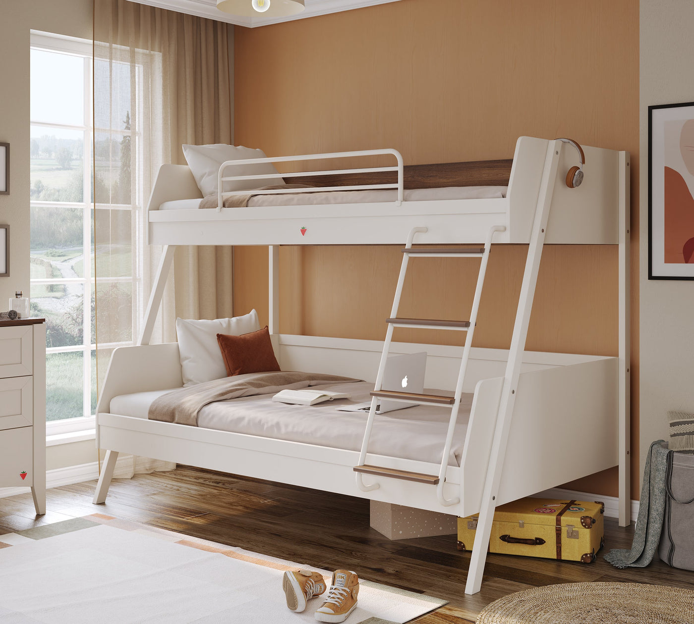 Lapel Large Bunk Bed (90x200-120x200 cm)