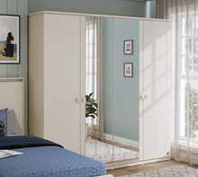 Varia Cream 4 Doors Wardrobe